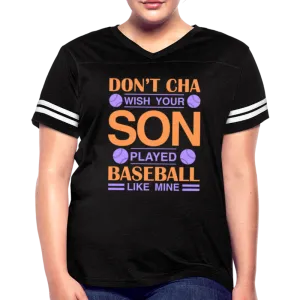 SON PLAYED BASEBALL Women’s Vintage Sport T-Shirt