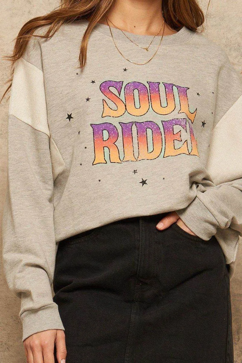 Soul Rider French Terry Graphic Sweatshirt