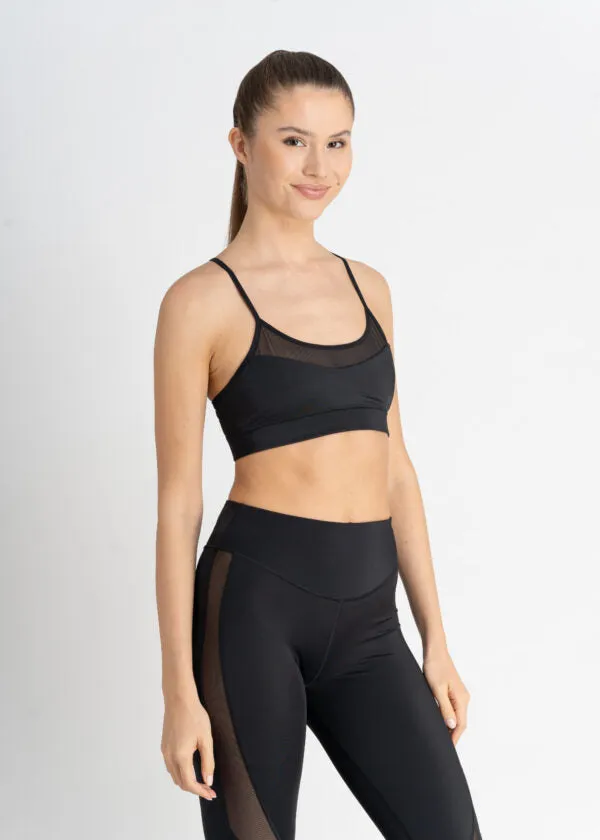 Sports Bra - Tiffany - Schwarz
