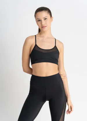 Sports Bra - Tiffany - Schwarz