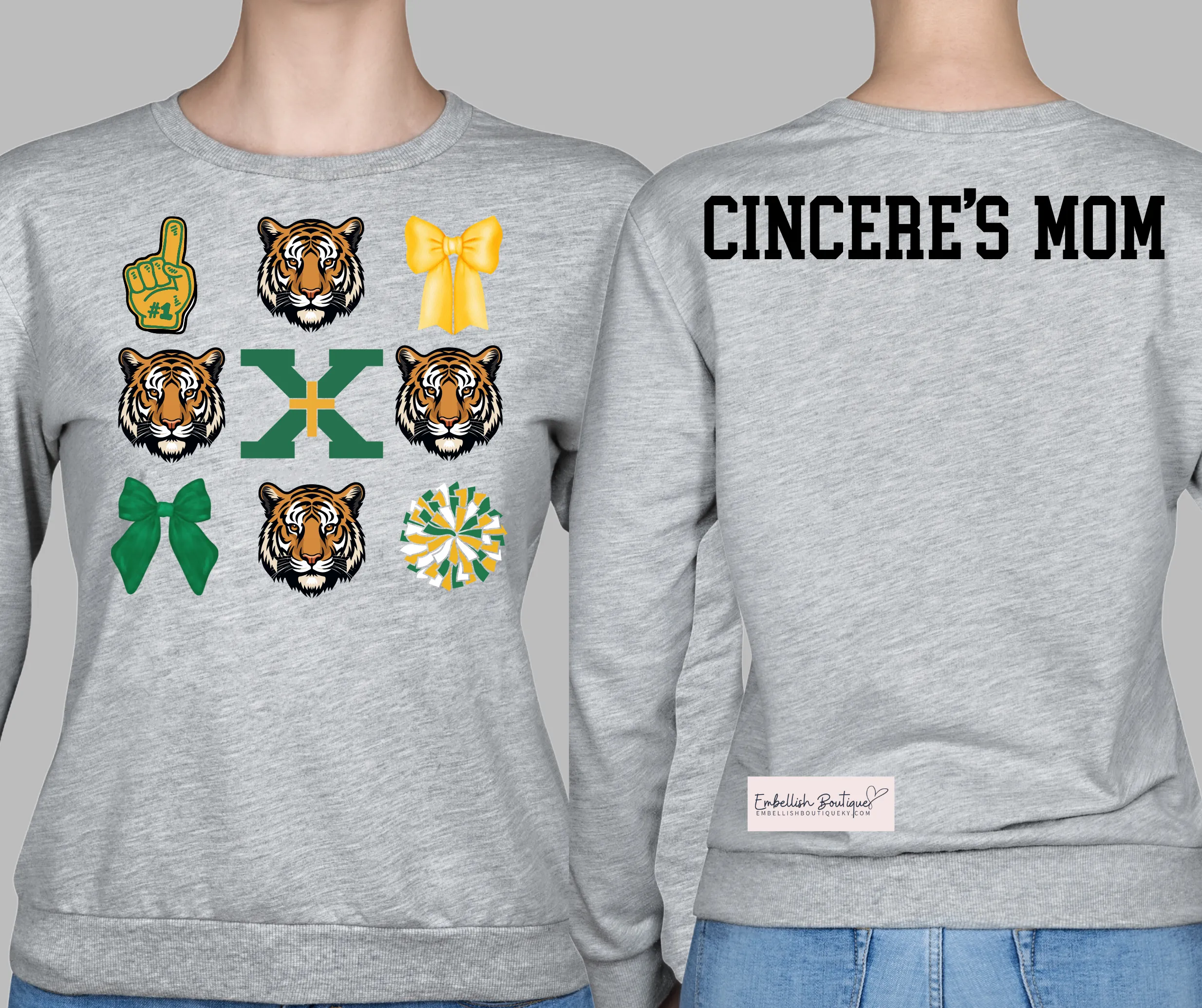 St. X Tigers Coquette Spirit Tee, Sweatshirt or Hoodie