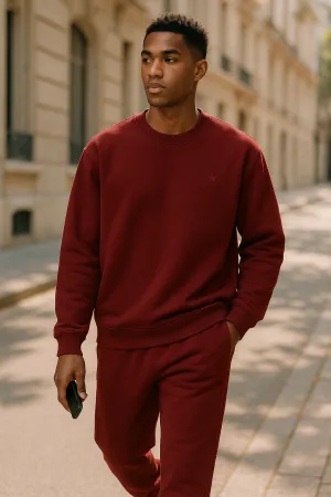 STAR BURGUNDY SWEATSHIRT