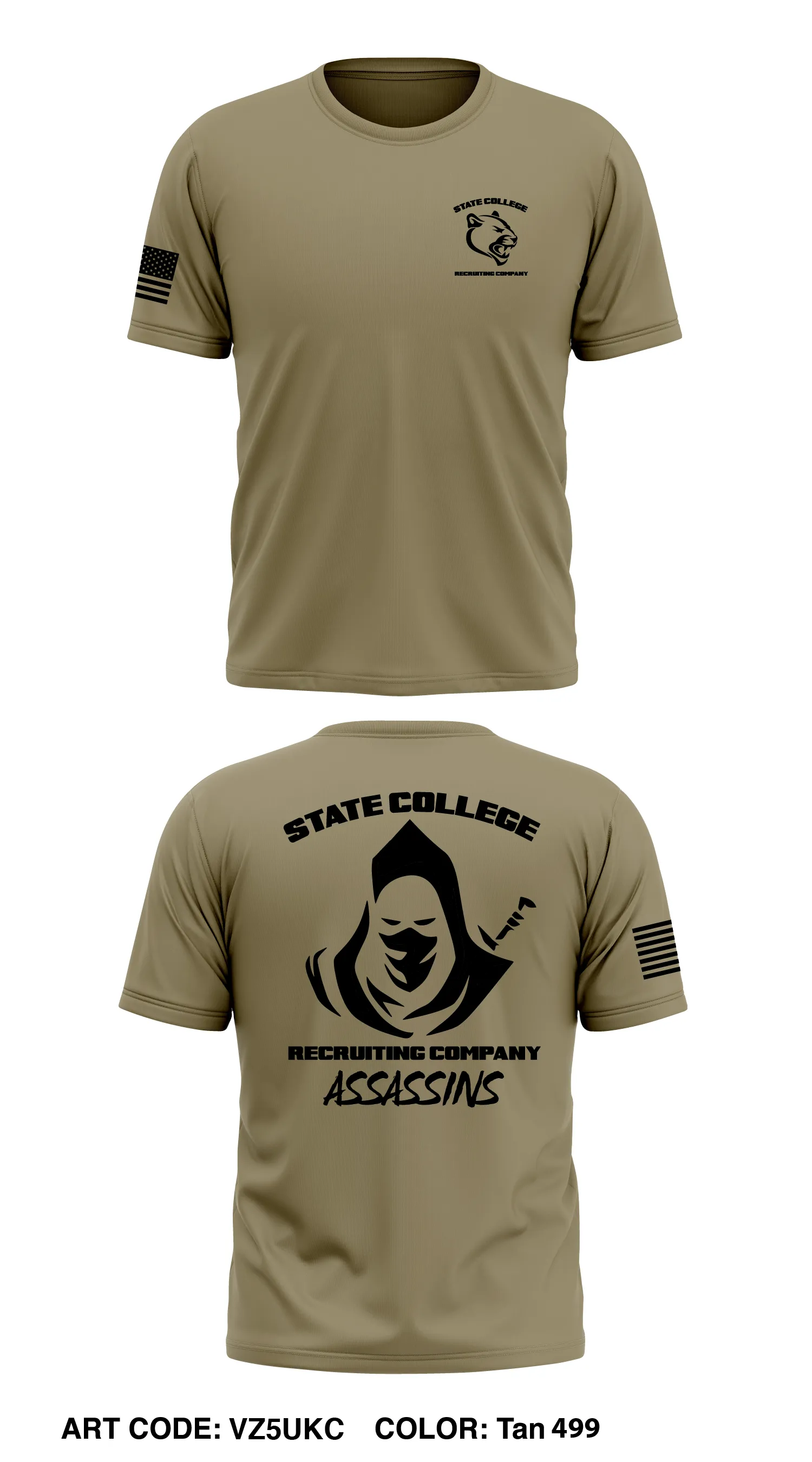 State College Recruiting Company Store 1 Core Men's SS Performance Tee - VZ5UKC