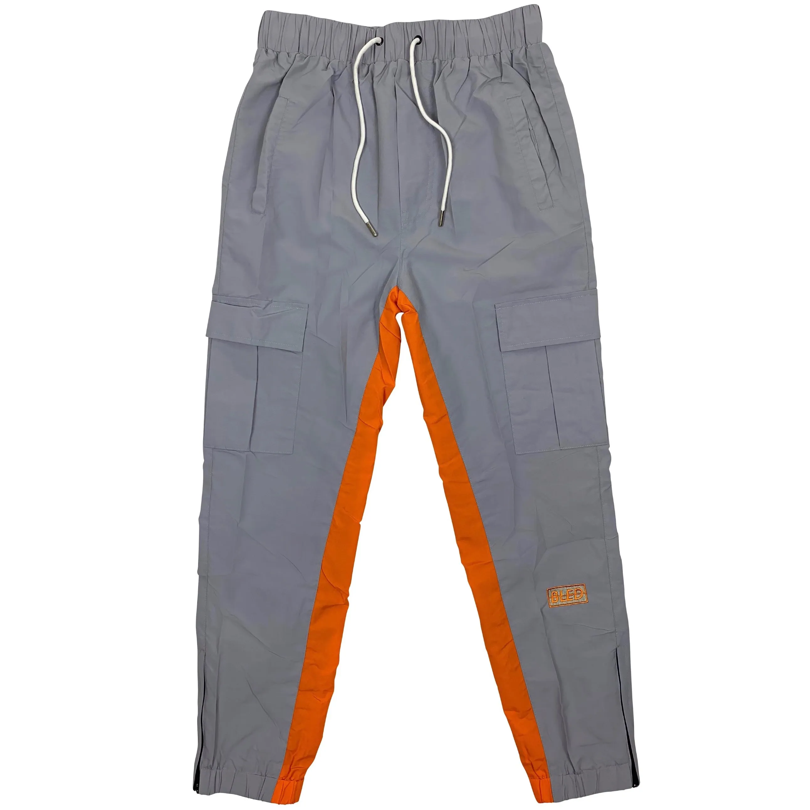 Stealth Cargo Track Pant - Light Gray/Orange