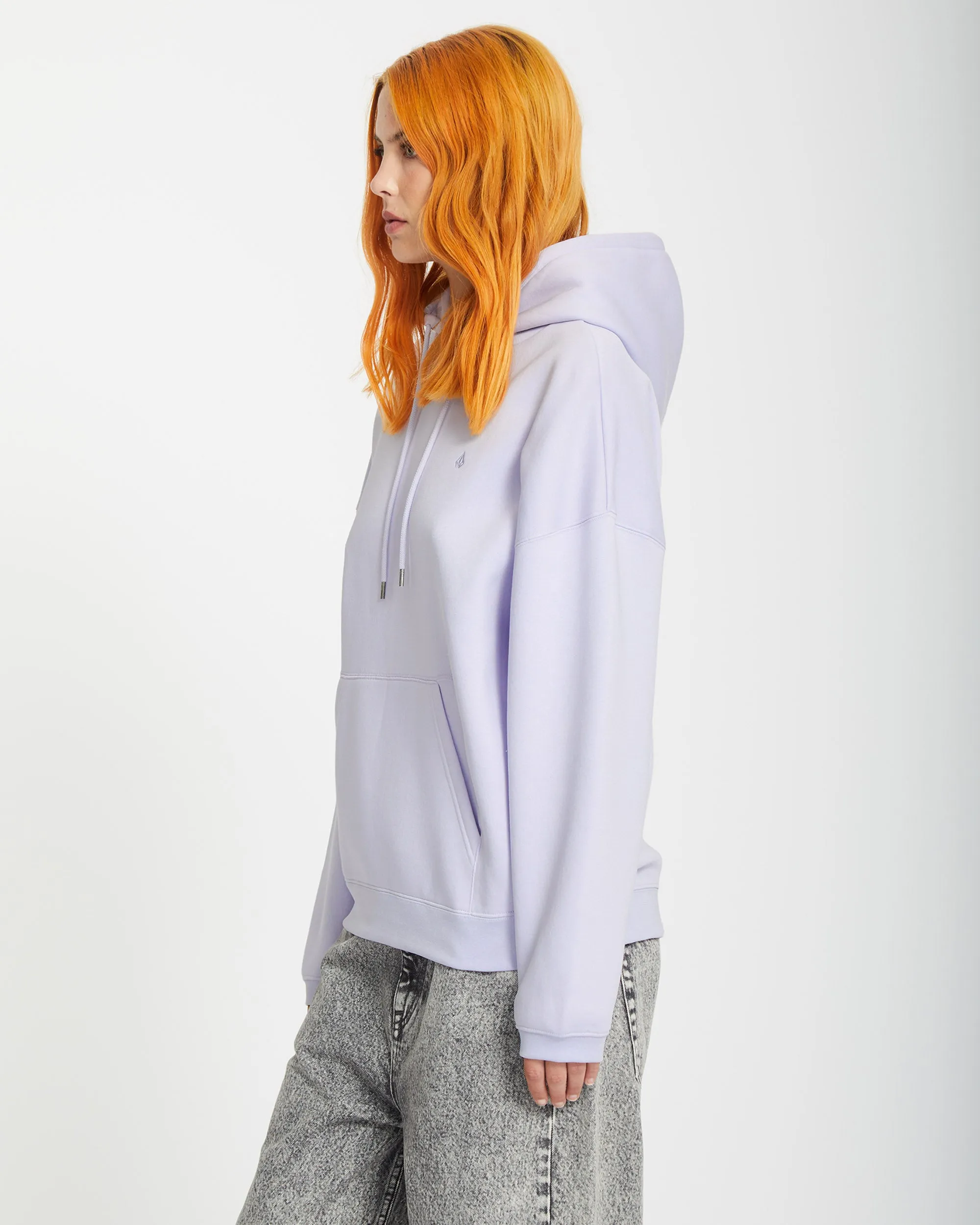 Stone Heart Up Hoodie - DUSTY LAVENDER