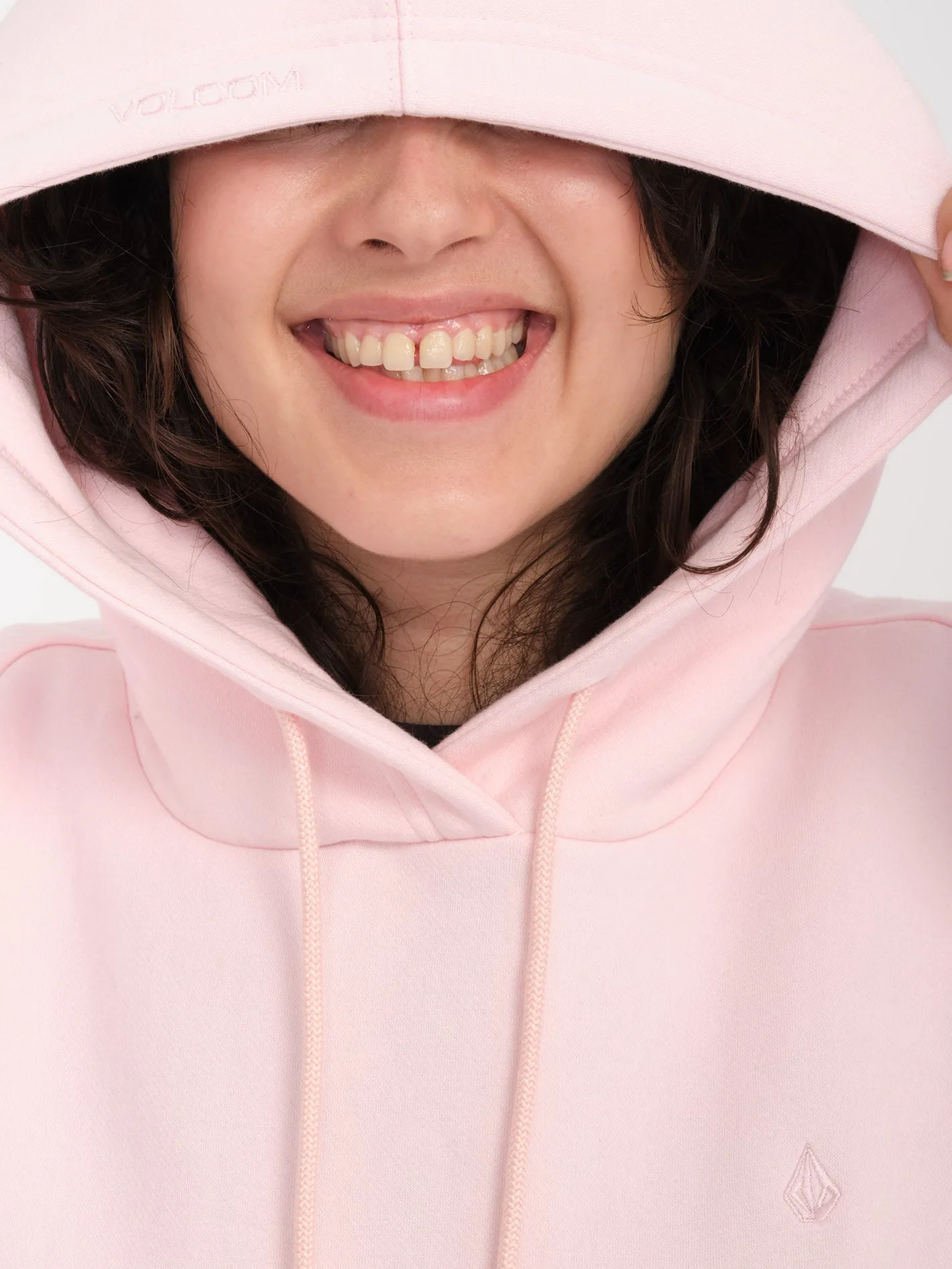 Stone Heart Up Hoodie - LILAC ASH