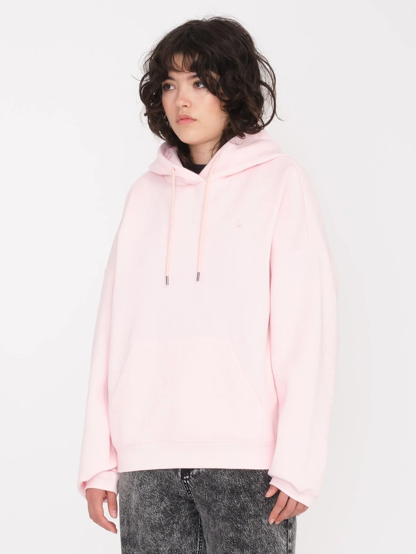 Stone Heart Up Hoodie - LILAC ASH