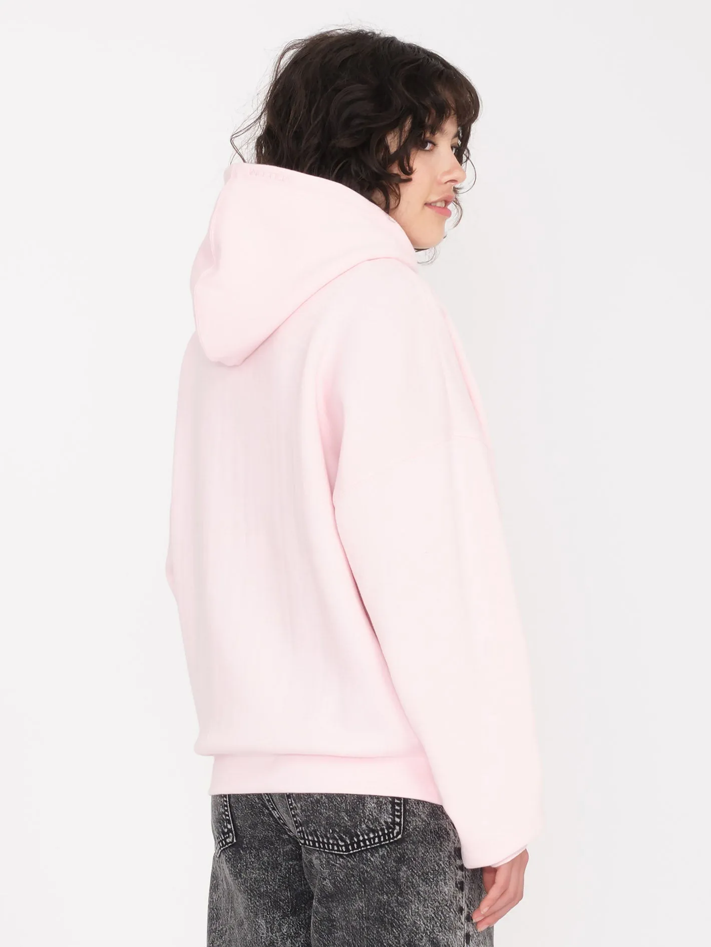 Stone Heart Up Hoodie - LILAC ASH