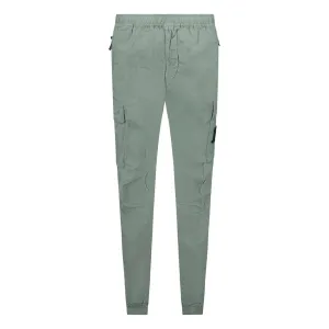 STONE ISLAND CUFFED CARGO TROUSERS GREEN