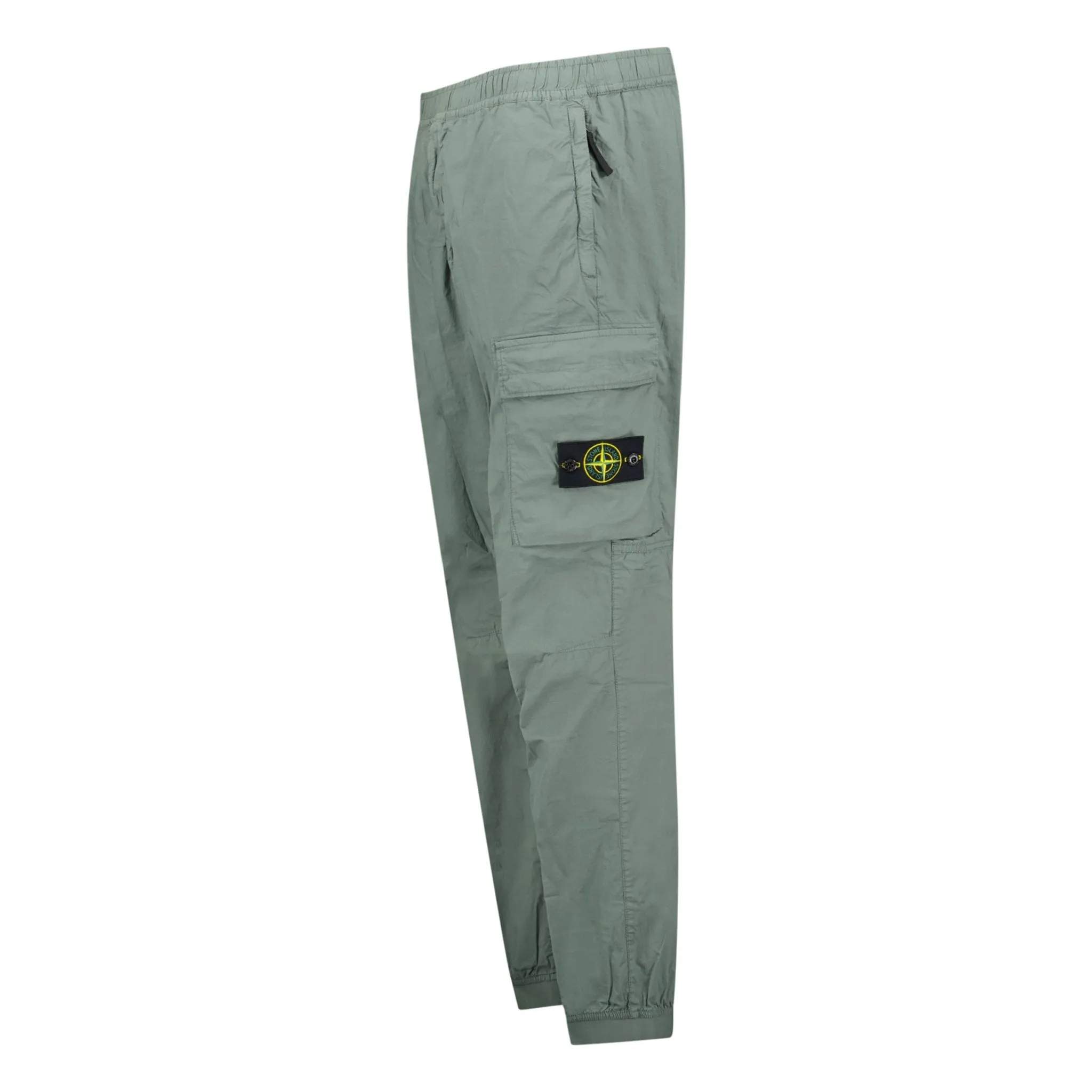 STONE ISLAND CUFFED CARGO TROUSERS GREEN