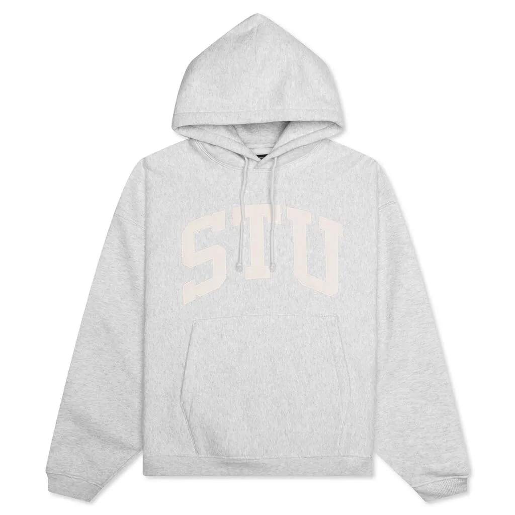 Stu Applique Hood - Ash Heather