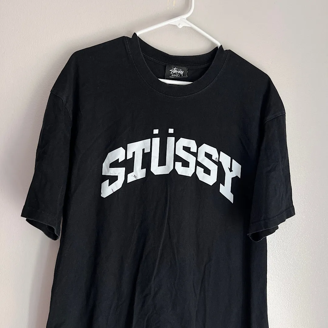 Stussy Logo College Letters Shirt