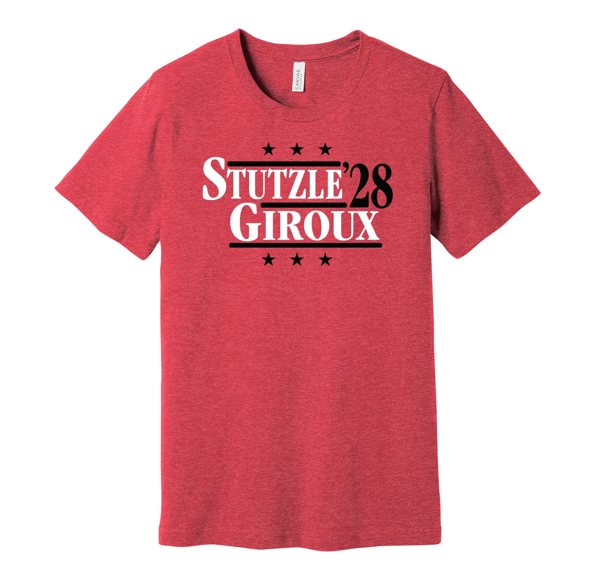 Stutzle & Giroux '28 - Ottawa Hockey Political Campaign Parody T-Shirt - Hyper Than Hype Shirts