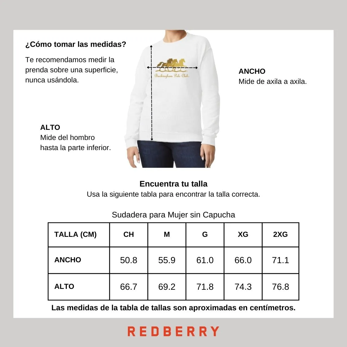 Sudadera Mujer Buckingham Polo Club Caballos
