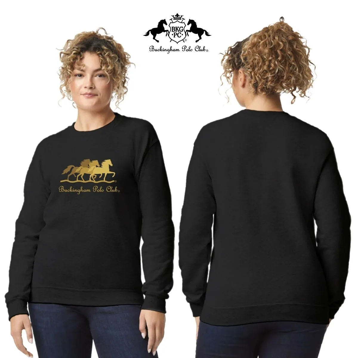 Sudadera Mujer Buckingham Polo Club Caballos