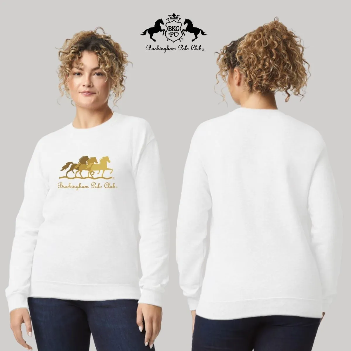 Sudadera Mujer Buckingham Polo Club Caballos