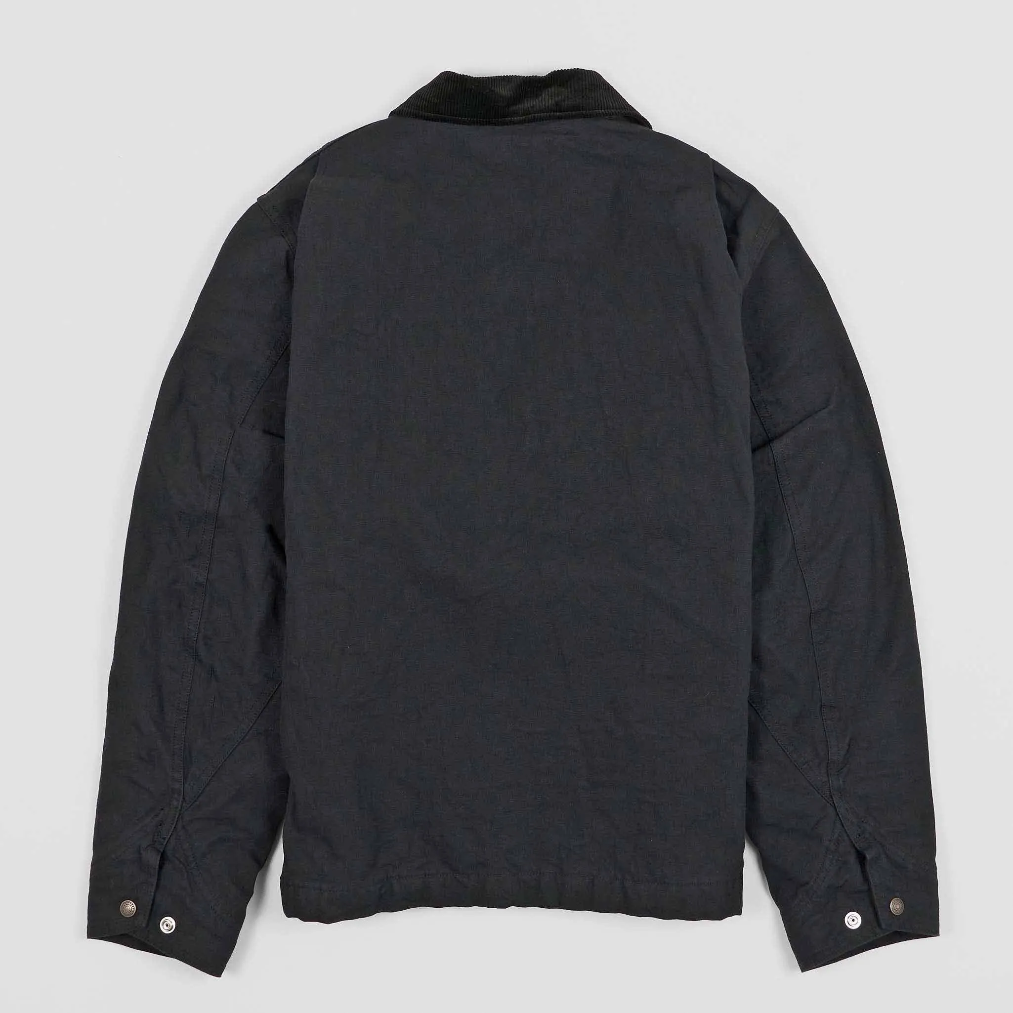 Sugar Cane Sulfide Heavy Canvas Oversized  Zip Jacket
