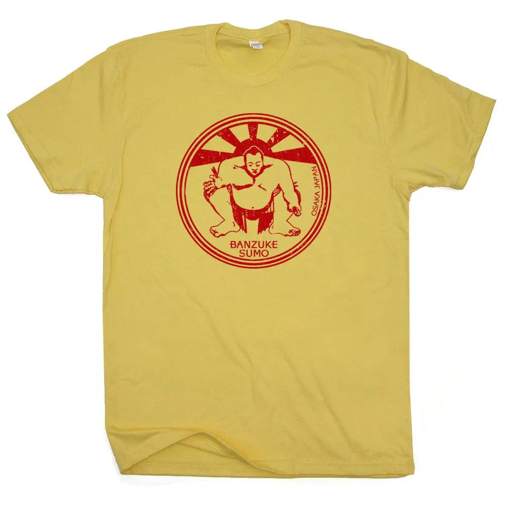 Sumo Wrestling T Shirt Vintage Wrestling Shirt Japan Fight Club Tee Shirt