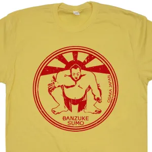 Sumo Wrestling T Shirt Vintage Wrestling Shirt Japan Fight Club Tee Shirt