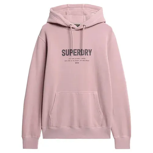 Superdry Sport Utility Hoodie in Cloud Grey