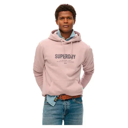 Superdry Sport Utility Hoodie in Cloud Grey