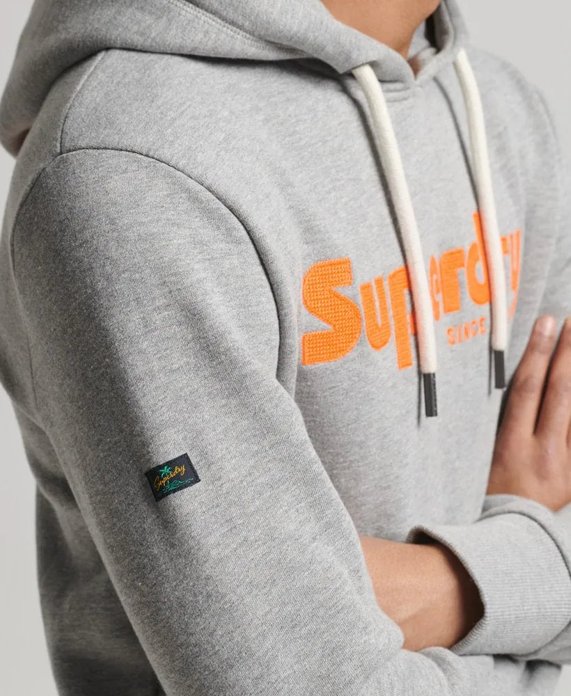 Superdry Vintage Terrain Hoodie Grey Marl