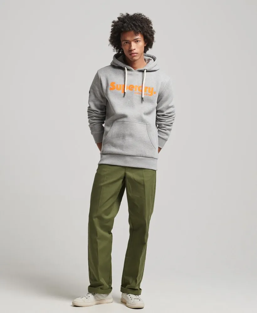 Superdry Vintage Terrain Hoodie Grey Marl