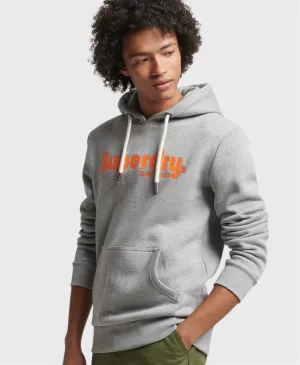 Superdry Vintage Terrain Hoodie Grey Marl