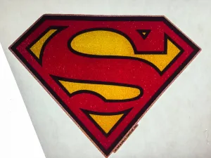 Superman Vintage Iron On Heat Transfer