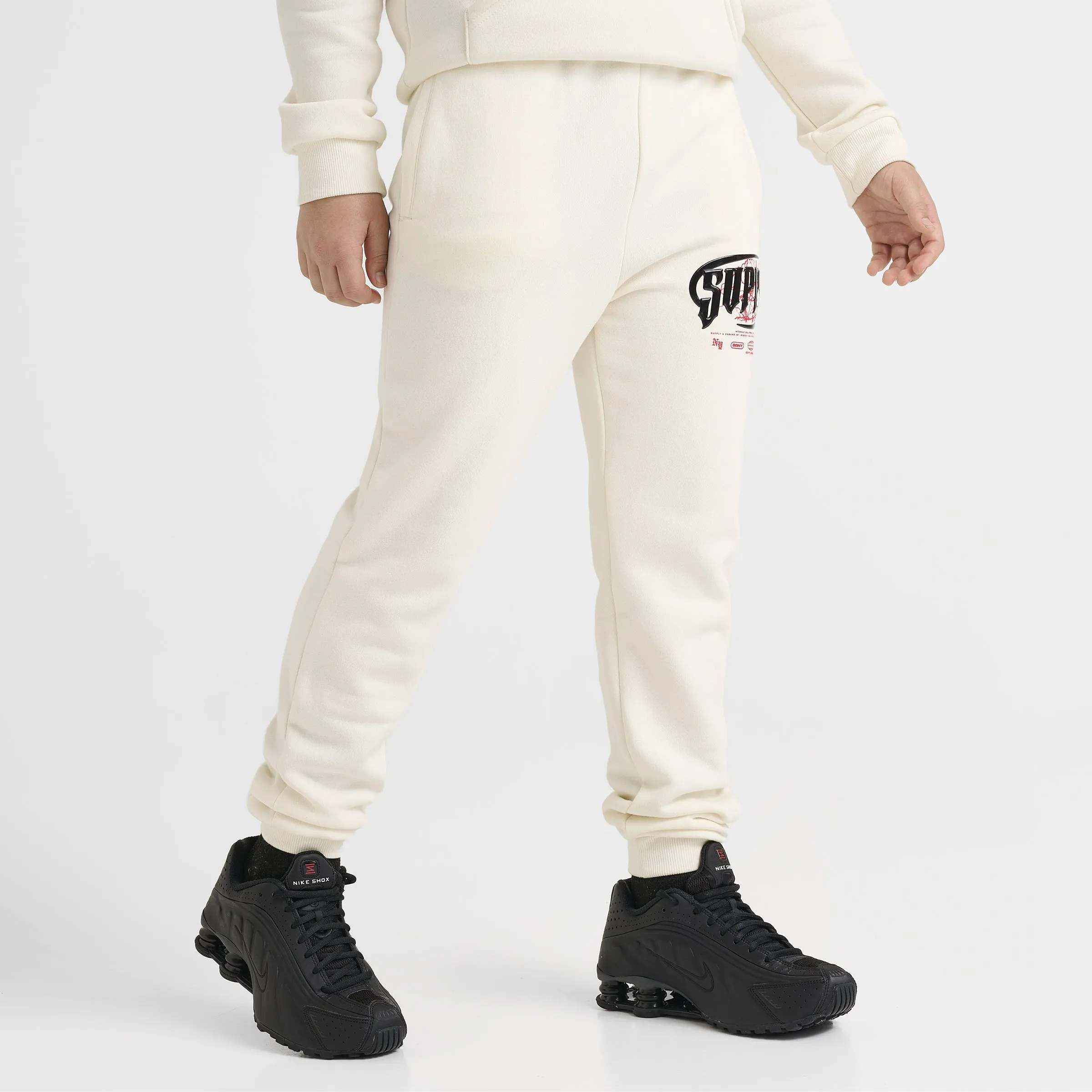 Supply & Demand Junior Boys' Chrome Jogger Pants Tofu / Chinese Red