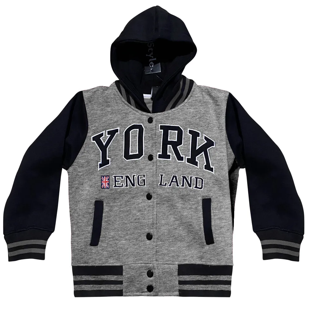 Sweatshirt York England Grey-Navy Youth