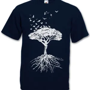 T Shirt Femme Vintage Arbre