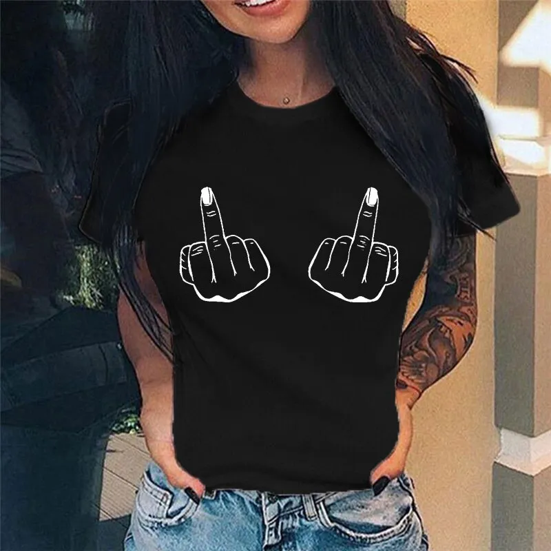 T-Shirt Rock Vintage Femme