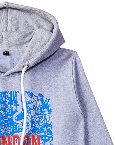 T2F Boy's Cotton Hooded Neck Sweat shirt (BYS-SS-04_Multicolor_7-8 Years_Grey_7 Years-8 Years)