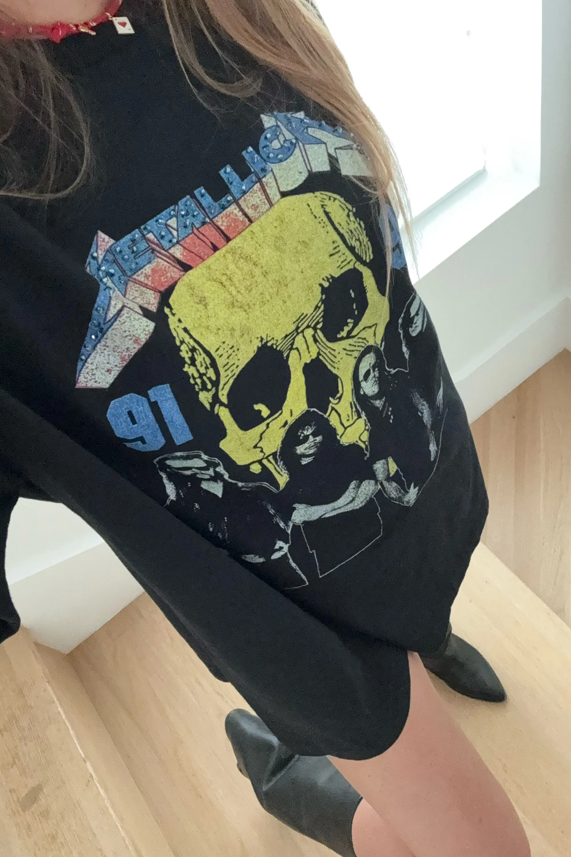 TEE METALLICA RHINESTONES