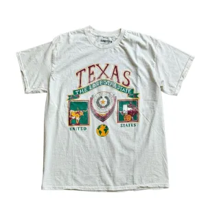 Texas Patch Off White Thrifted Tee
