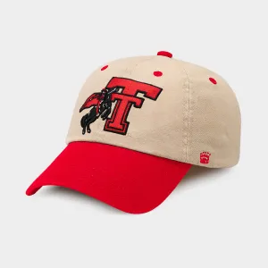 Texas Tech Vintage Red Raider Two-Tone Dad Hat