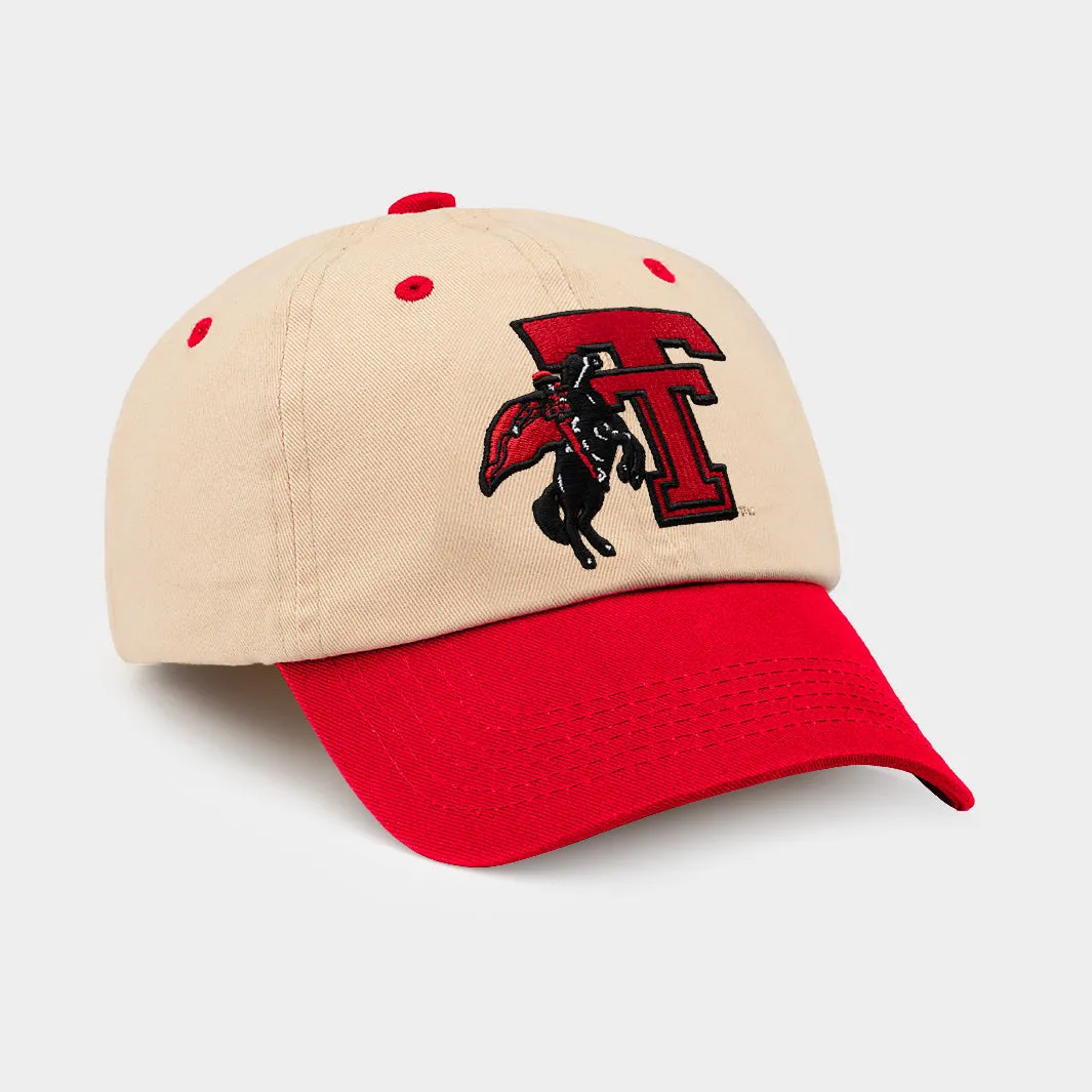 Texas Tech Vintage Red Raider Two-Tone Dad Hat