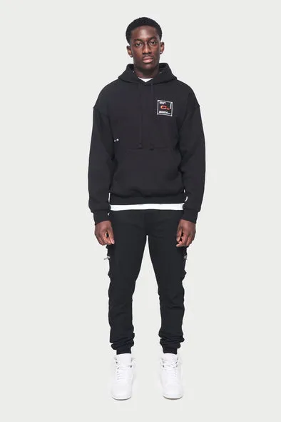 The Couture Club Cuffed Cargo Pants Black