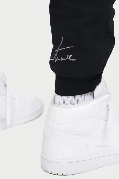 The Couture Club Cuffed Cargo Pants Black