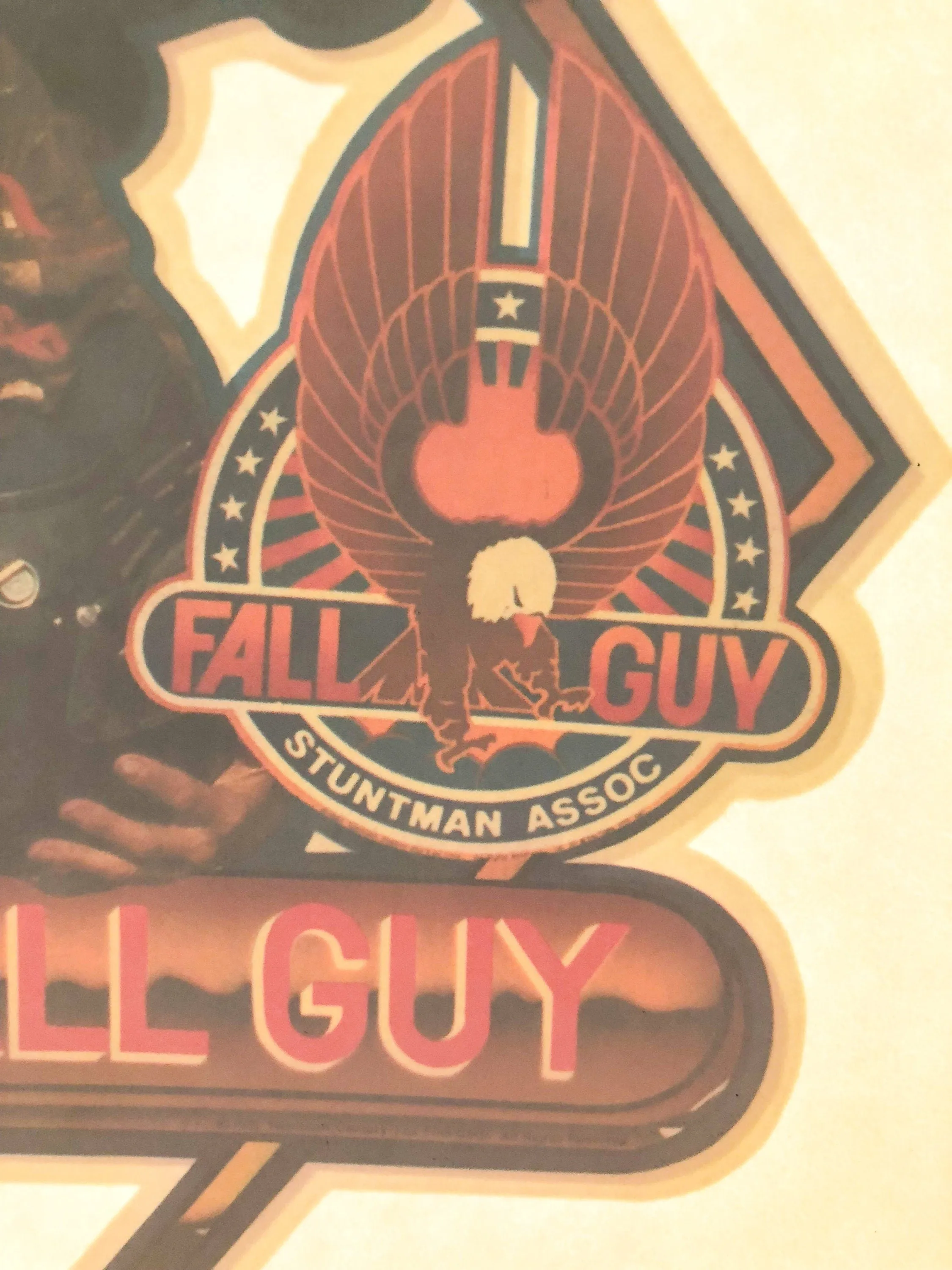 The Fall Guy TV Show with Lee Majors Iron On Heat Transfer