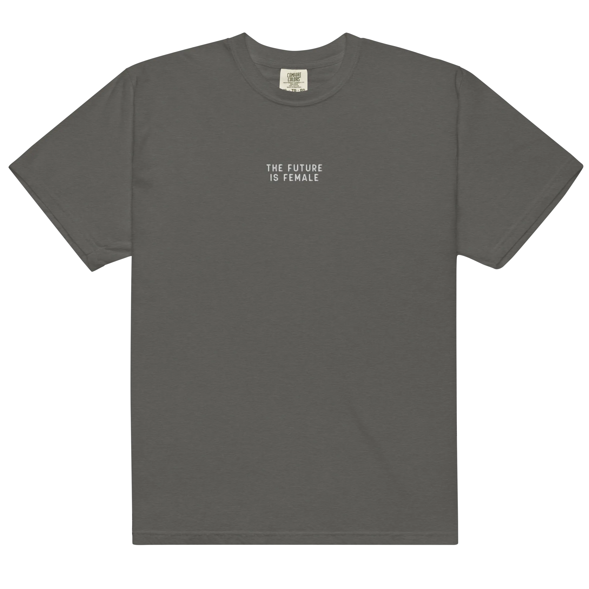 The Future Is Female Embroidered Premium T-Shirt