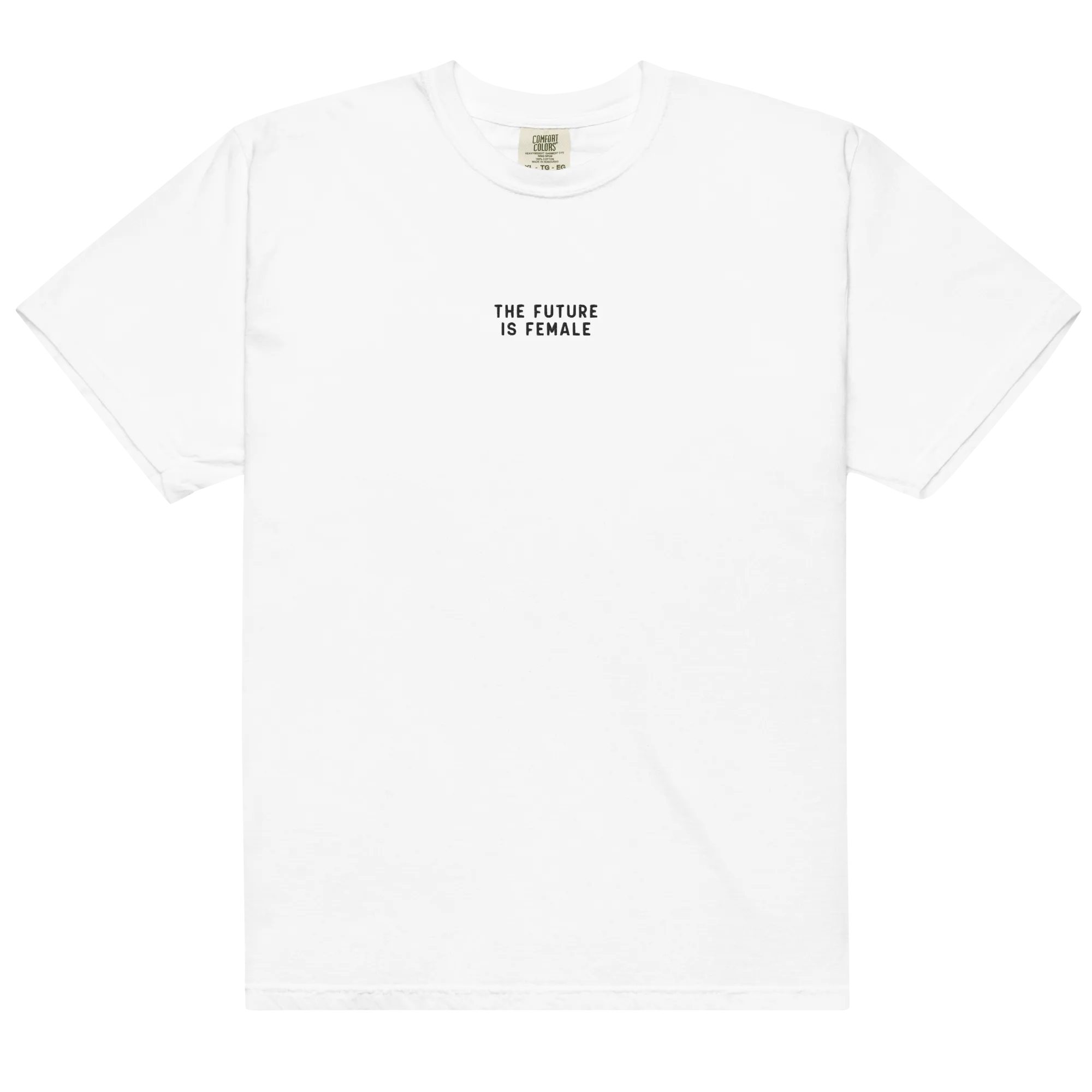 The Future Is Female Embroidered Premium T-Shirt