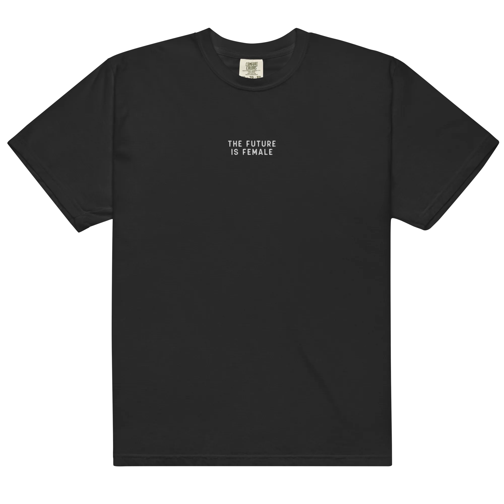 The Future Is Female Embroidered Premium T-Shirt