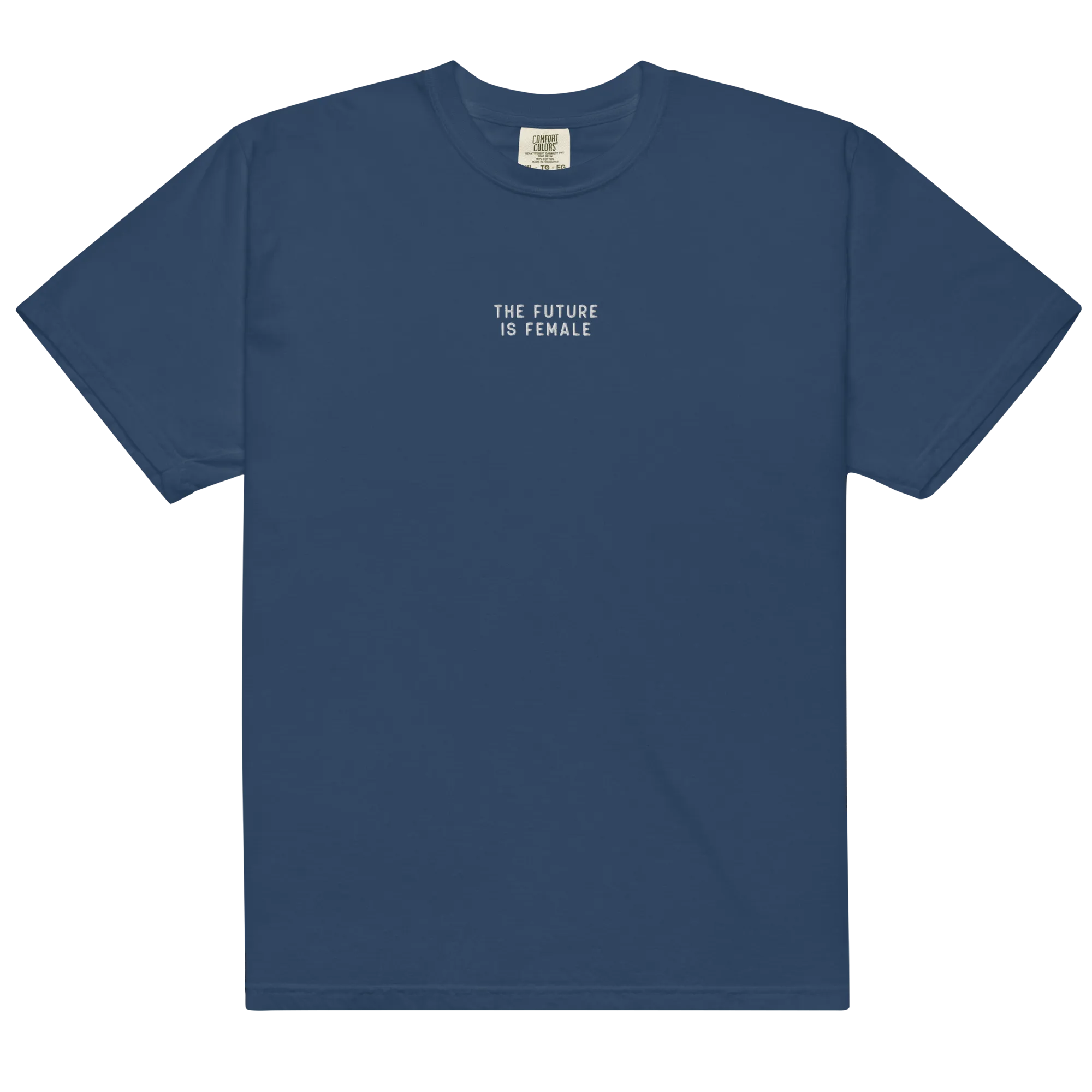 The Future Is Female Embroidered Premium T-Shirt