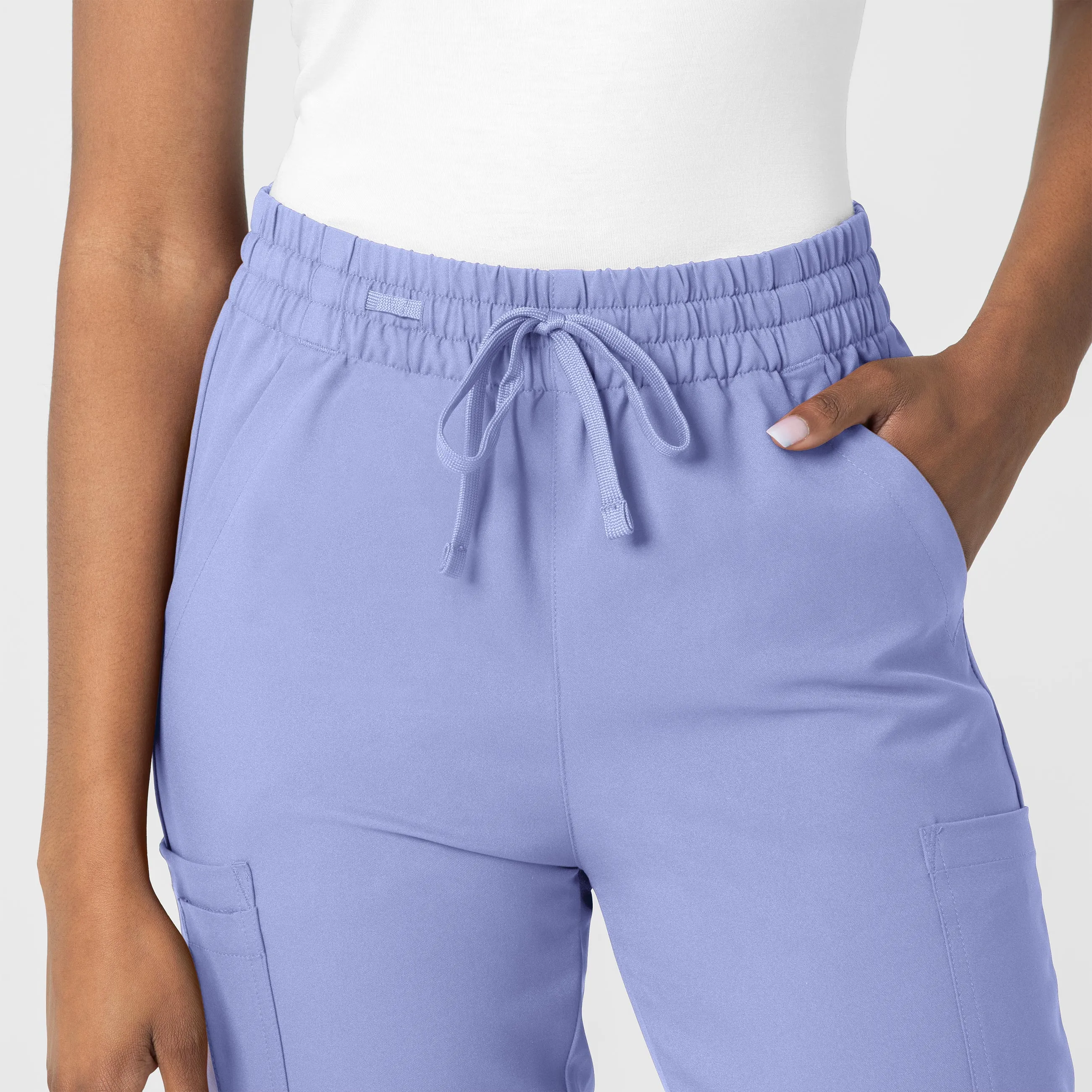 Thrive 5122 Cargo Jogger Scrub Pants Ceil Blue