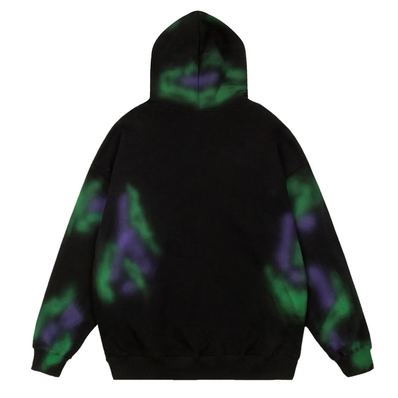 Tie Dye Neon Oversized Hoodie