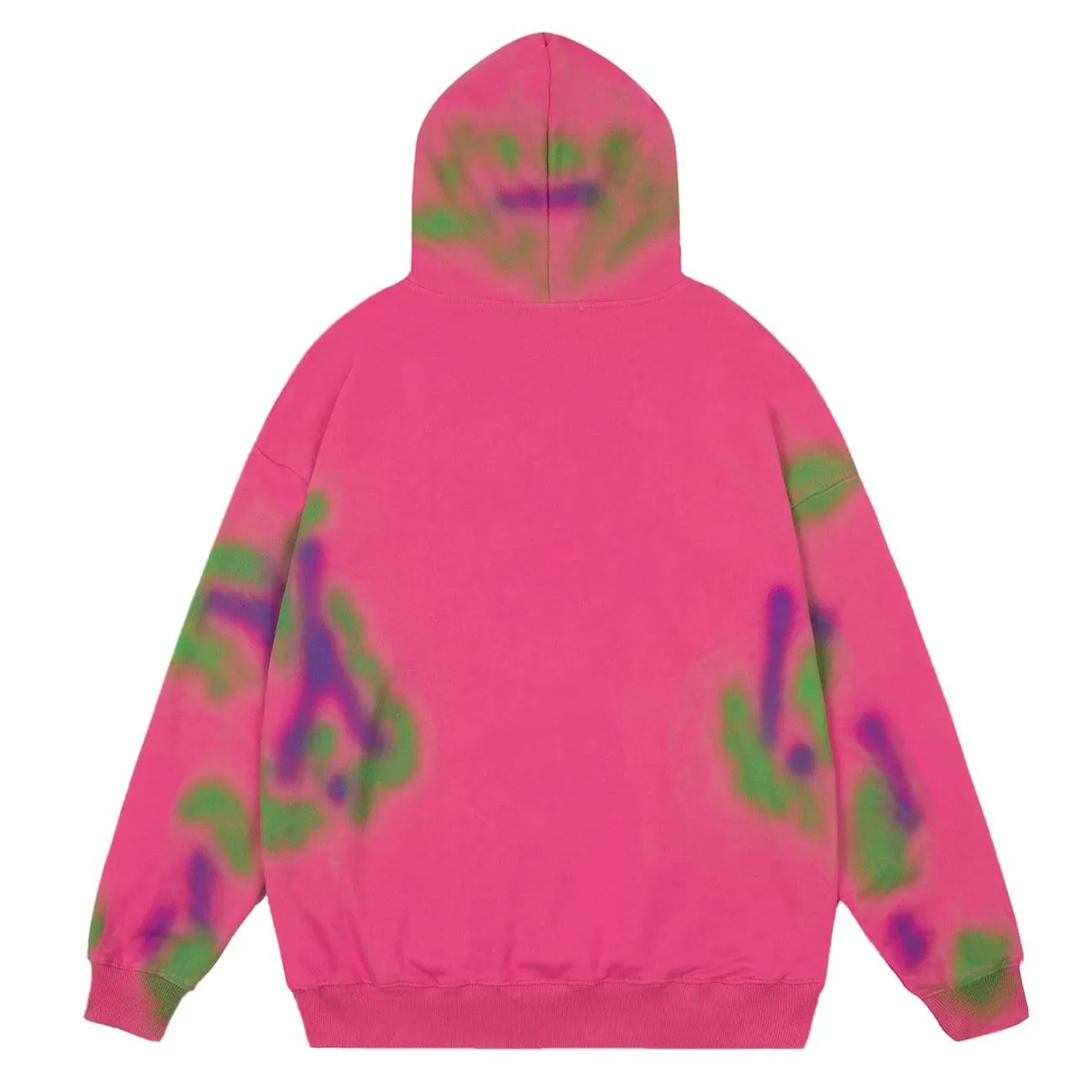Tie Dye Neon Oversized Hoodie