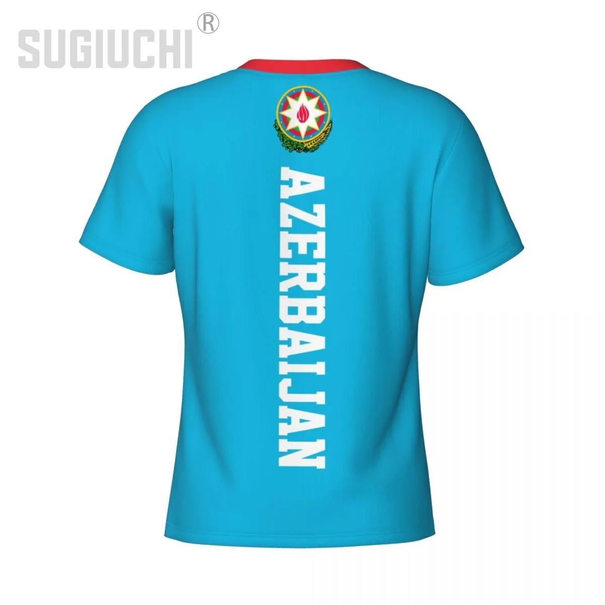 Tight Sports T-shirt Azerbaijan Flag