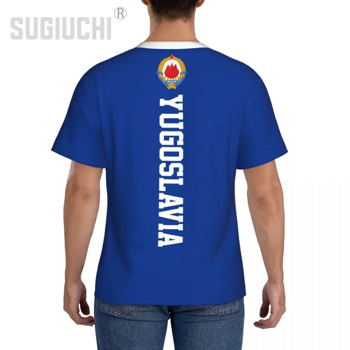 Tight Sports T-shirt Yugoslavia Flag